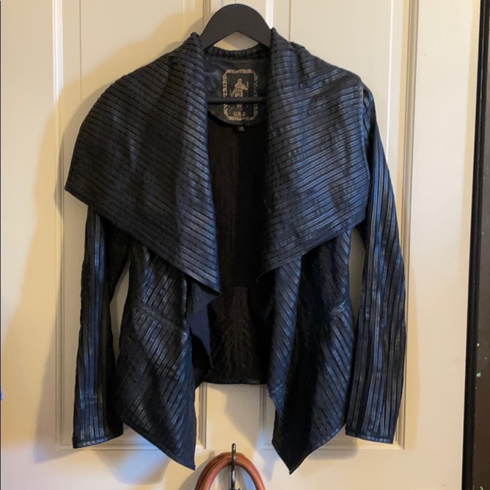Ari Faux Leather Jacket - Tribal